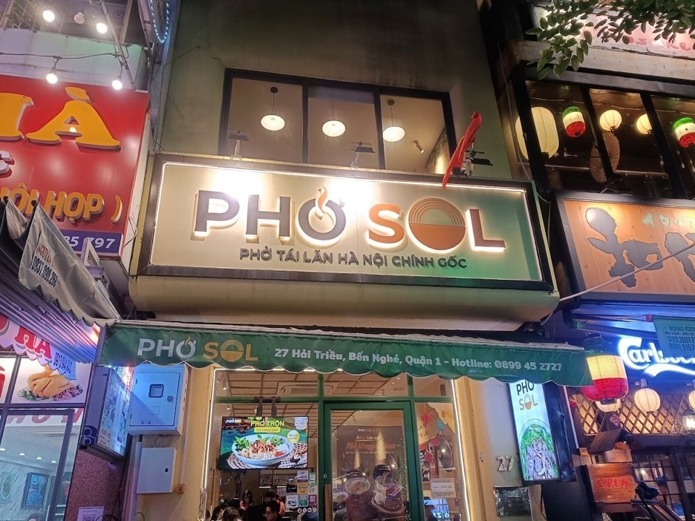 pho Sol from the outside
